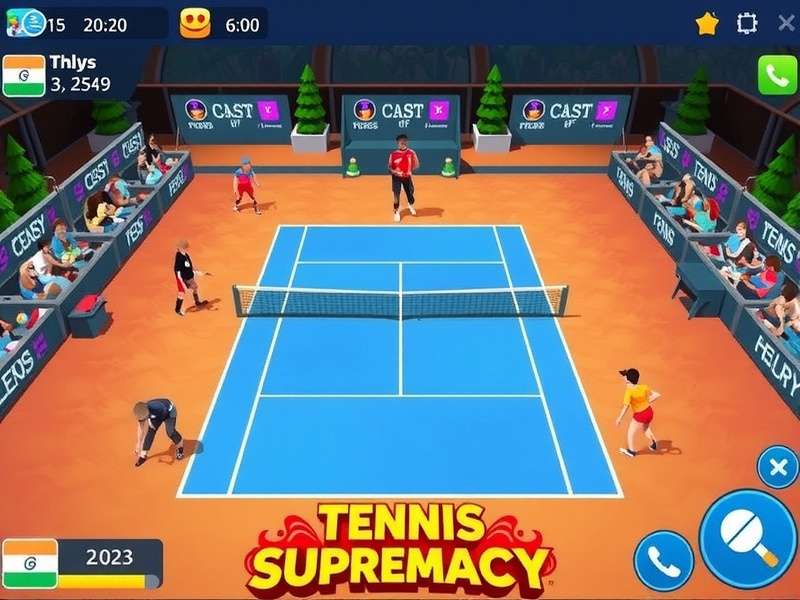 Tennis Clash Supremacy gameplay screenshot